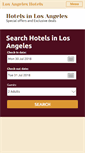 Mobile Screenshot of los-angeles-hotel.com